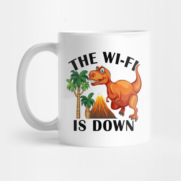 Dinosaurs prehistoric The Wlan is down by Tobias Store